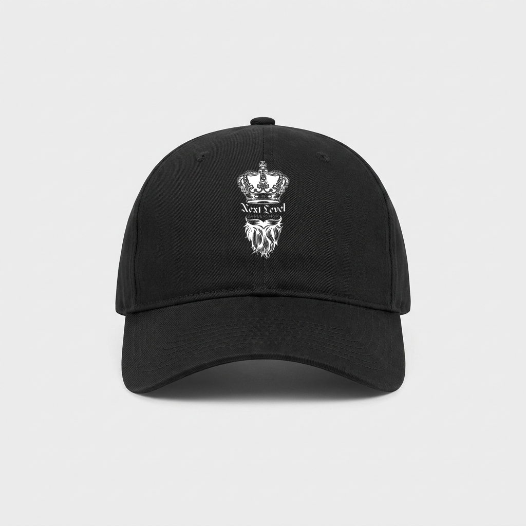 Next Level Barbershop Black Dad Hat