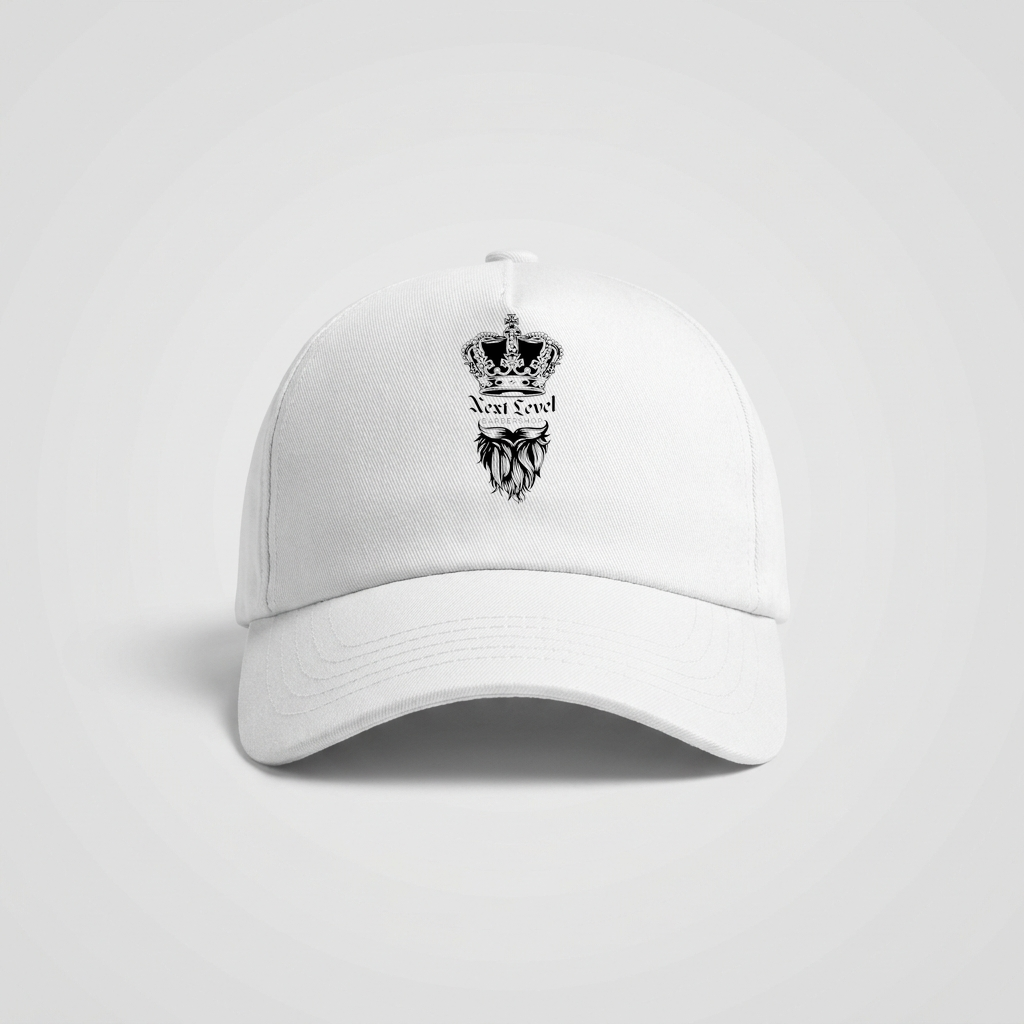 Next Level Barbershop White Dad Hat