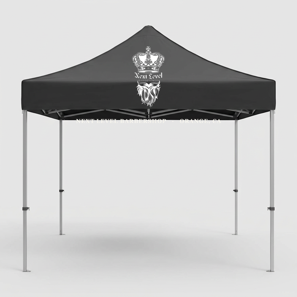 Next Level Barbershop Event Tent